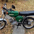Grüne Simson S51 im Originalzustand von 1980