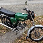 Detailansicht einer Simson S51 B2-4 von 1980 im Originalzustand