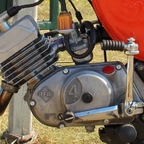 Regenerierter Simson S51-Motor in Nahaufnahme